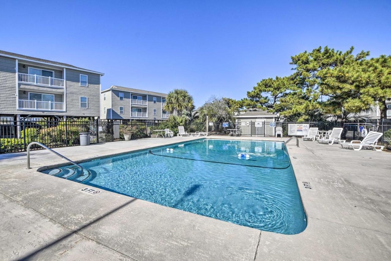 Sunny Condo - Private Ocean Isle Beach Access! Bagian luar foto