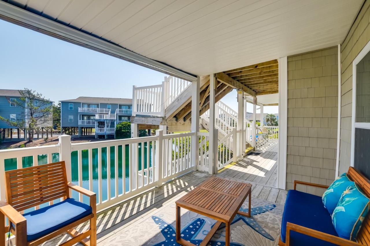 Sunny Condo - Private Ocean Isle Beach Access! Bagian luar foto